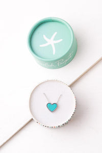 Bay Turquoise Heart Necklace