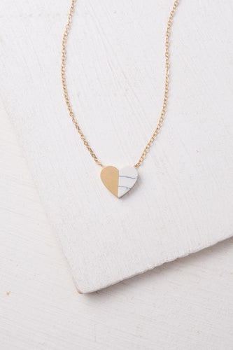 Alexis Gold Heart Necklace