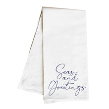 Load image into Gallery viewer, Seas and Greetings Hand Towel