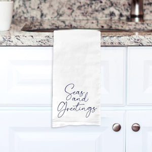 Seas and Greetings Hand Towel