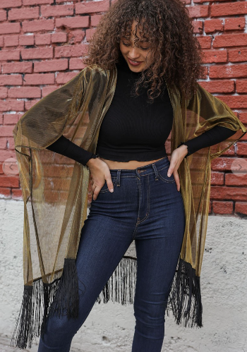 About last night fringed duster