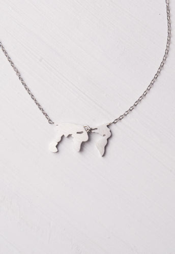 Eliana Silver World Necklace