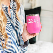 Load image into Gallery viewer, Babes Pink 12oz Insulated Tumbler