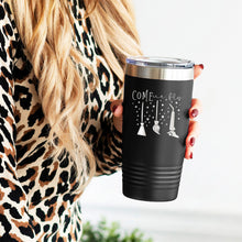 Load image into Gallery viewer, Come We Fly Black 20oz. Insulated Tumbler