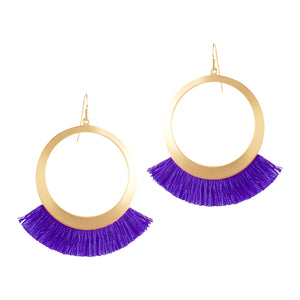 Purple Blair Earrings