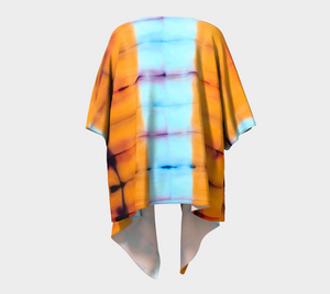 Orange You Tie-Dye kimono