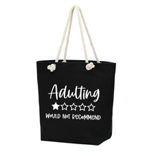 Load image into Gallery viewer, Adulting Castaway Tote