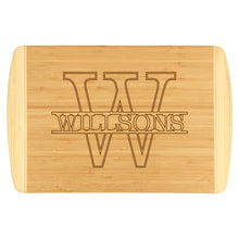 Load image into Gallery viewer, Name Two-Tone Cutting Board