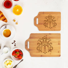 Load image into Gallery viewer, Chic Monogram Cutting Board