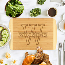 Load image into Gallery viewer, Name Two-Tone Cutting Board