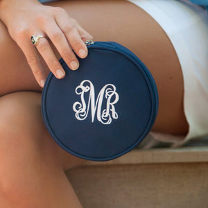 Navy Jewelry Case