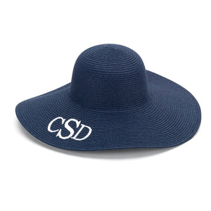 Navy Blue Adult Floppy Hat