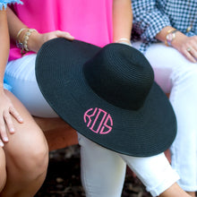 Load image into Gallery viewer, Black Adult Floppy Hat