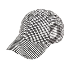 Houndstooth Cap