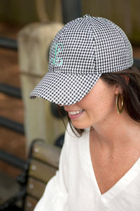 Houndstooth Cap