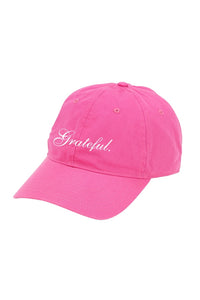 Hot Pink Grateful Cap