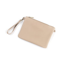 Load image into Gallery viewer, Tan Madeline Wristlet