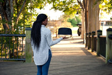 Load image into Gallery viewer, Black Cabana Cosmetic Bag