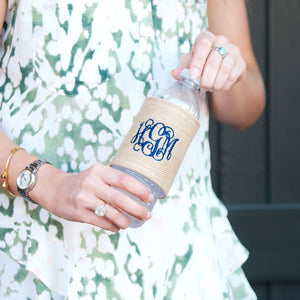 Burlap Drink Wrap