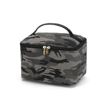 Load image into Gallery viewer, Black Camo Cosmetic Bag