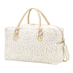 Natural Leopard Travel Bag