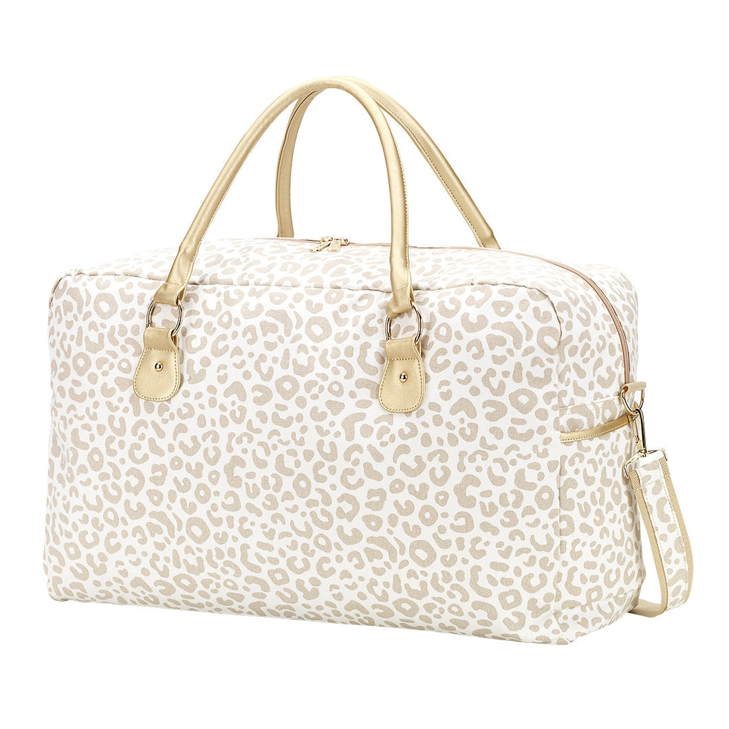 Natural Leopard Travel Bag