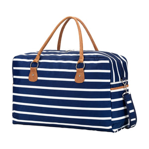 Navy Stripe Travel Bag