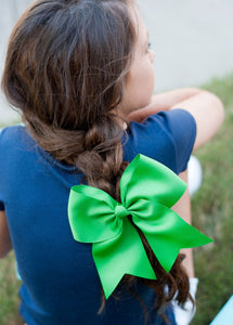 Green Hair Bow