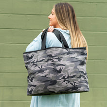 Load image into Gallery viewer, Black Camo Ally Tote