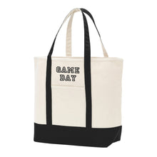 Load image into Gallery viewer, Game Day Black Everyday Tote