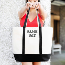 Load image into Gallery viewer, Game Day Black Everyday Tote