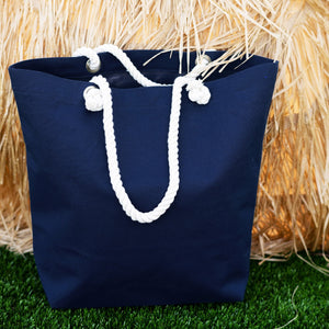 Navy Castaway Tote