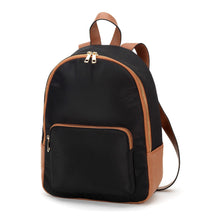 Load image into Gallery viewer, Black Nylon Lauren Backpack