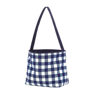 Navy Check Easter Bucket