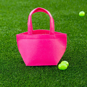 Hot Pink Felt Easter Bucket