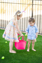 Load image into Gallery viewer, Hot Pink Felt Easter Bucket