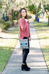 Snakeskin Grace Crossbody