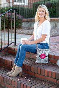 Snakeskin Grace Crossbody