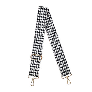 Houndstooth Crossbody Strap