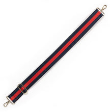 Load image into Gallery viewer, Navy &amp; Red Crossbody  Strap