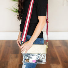 Load image into Gallery viewer, Garnet Stripe Crossbody Strap