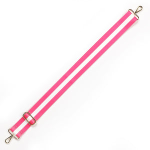 Hot Pink Stripe Crossbody Strap