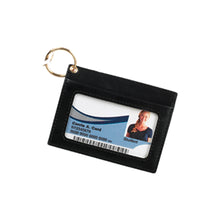 Load image into Gallery viewer, Black Wallet Keychain