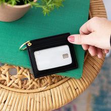 Load image into Gallery viewer, Black Wallet Keychain