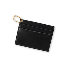 Load image into Gallery viewer, Black Wallet Keychain