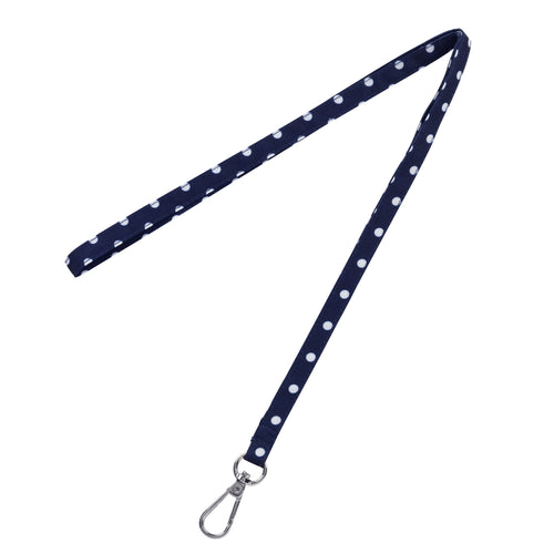 Navy Dot Lanyard