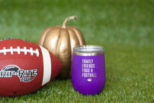 Load image into Gallery viewer, Family, Friends, Food &amp; Football 12oz Tumbler