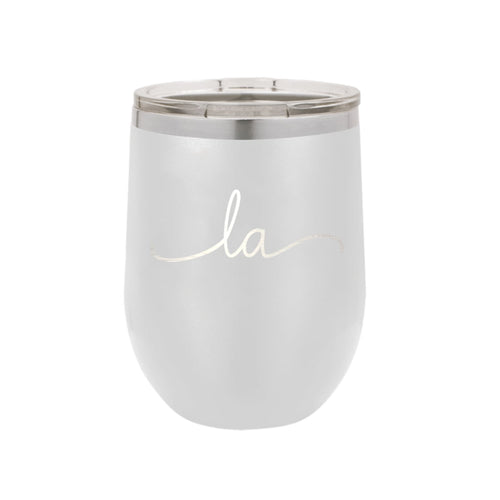 Louisiana Rep Your State White 12oz Insulated Tumbler