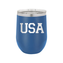 Load image into Gallery viewer, USA Royal Blue 12oz Insulated Tumbler