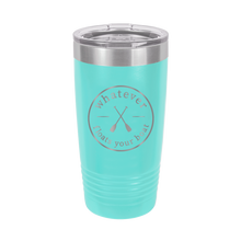 Load image into Gallery viewer, Whatever Floats Teal 20oz Insulated Tumbler